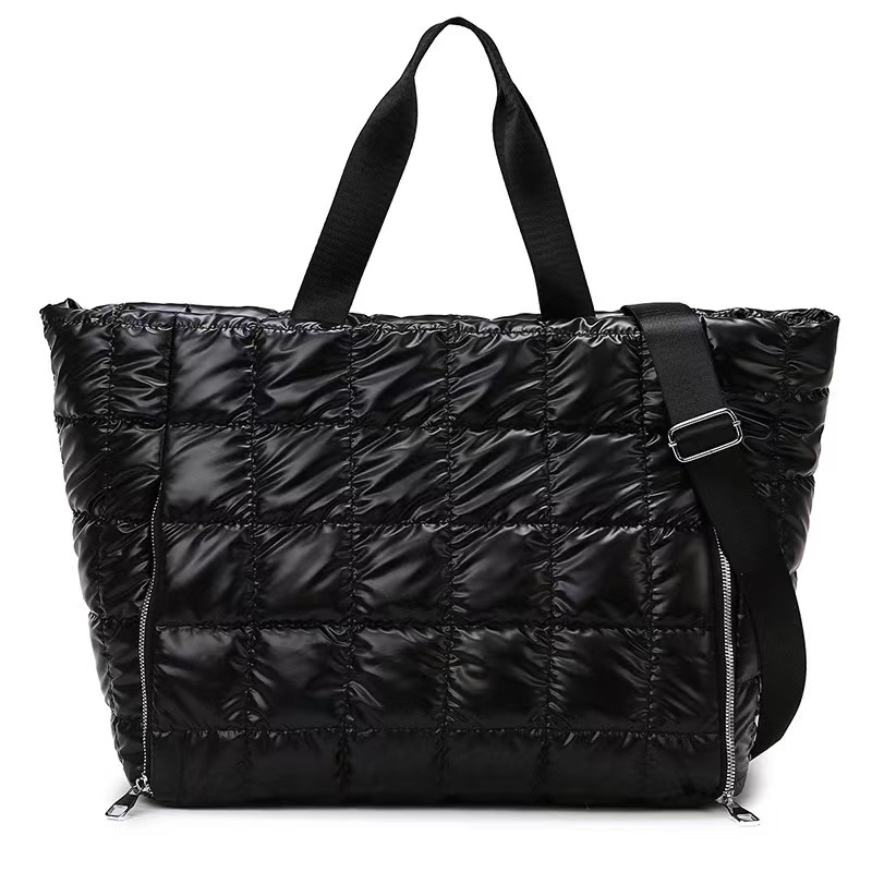 Cotton Down Quilted Handbag Puffer Crossbody Bag 