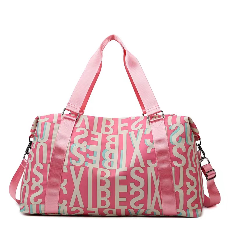 Sports Fitness Duffel Weekend Gym Travel Duffel Bag with Full Print 