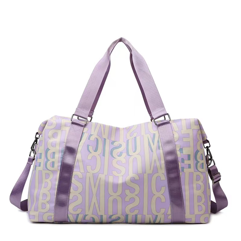 Sports Fitness Duffel Weekend Gym Travel Duffel Bag with Full Print 