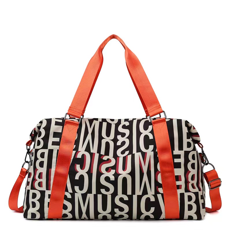 Sports Fitness Duffel Weekend Gym Travel Duffel Bag with Full Print 
