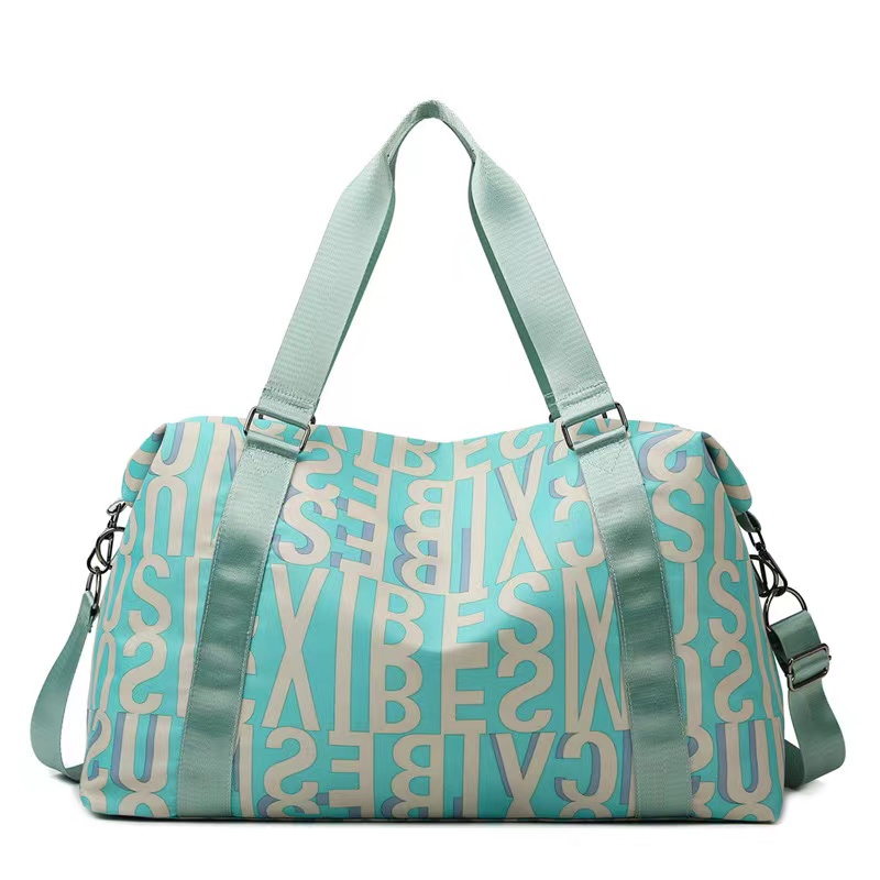 Sports Fitness Duffel Weekend Gym Travel Duffel Bag with Full Print 