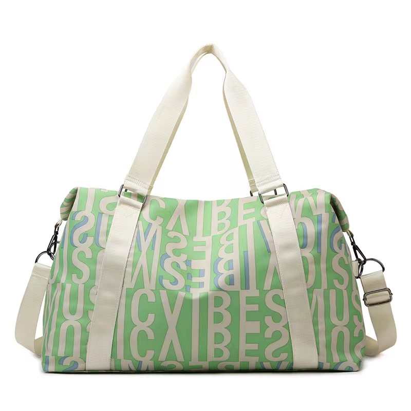 Sports Fitness Duffel Weekend Gym Travel Duffel Bag with Full Print 