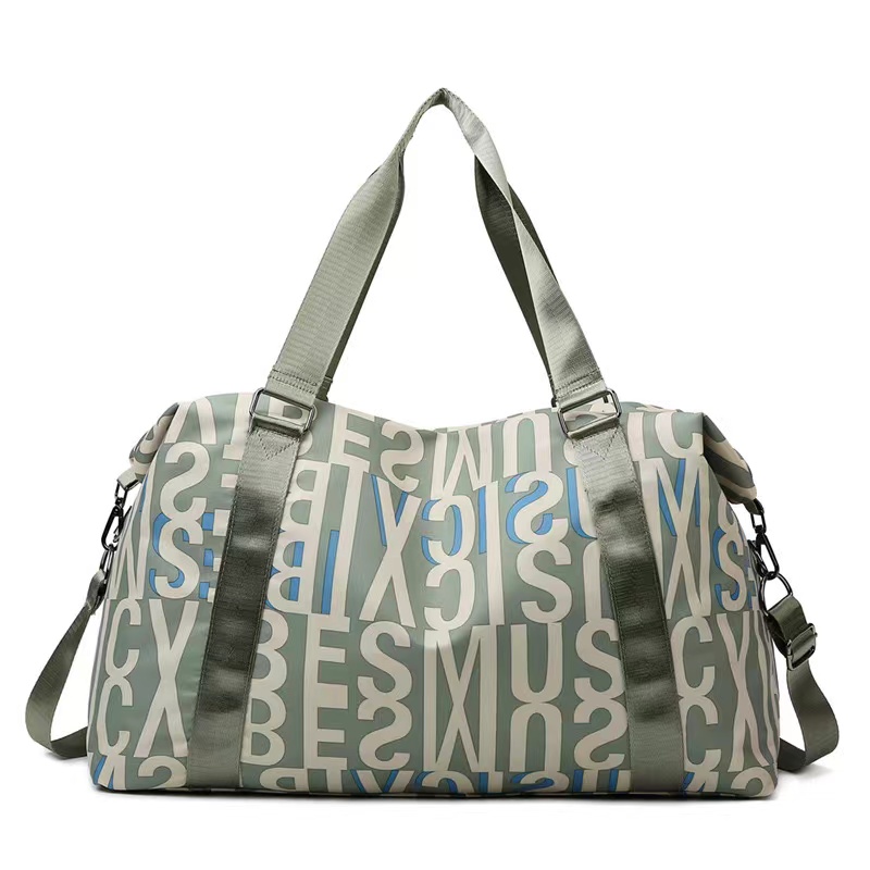 Sports Fitness Duffel Weekend Gym Travel Duffel Bag with Full Print 