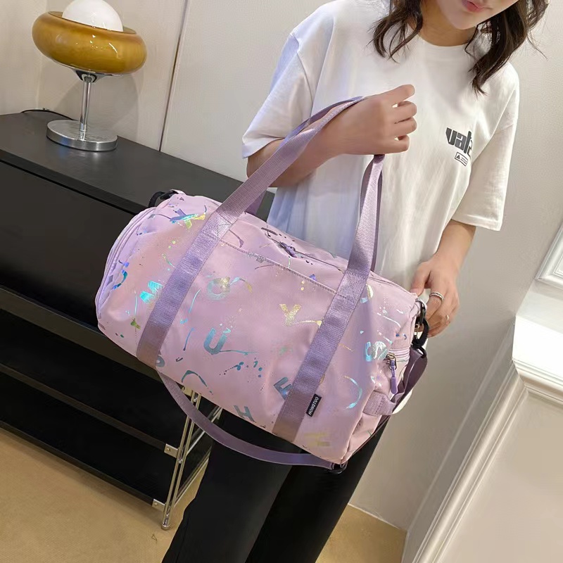 Fitness Bag Travel Luggage Bag with Shoe Compartment and Wet Pocket Fitness Bag Travel Luggage Bag with Shoe Compartment and Wet Pocket