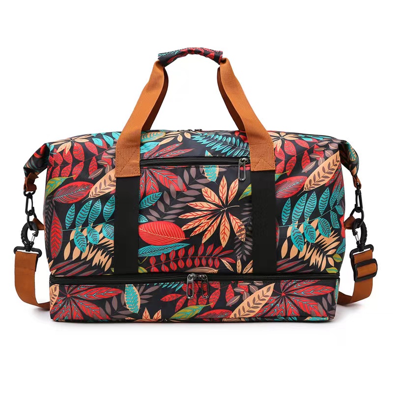 Full Print Weekender Fitness Yoga Organizer Duffel Travel Bag Full Print Weekender Fitness Yoga Organizer Duffel Travel Bag