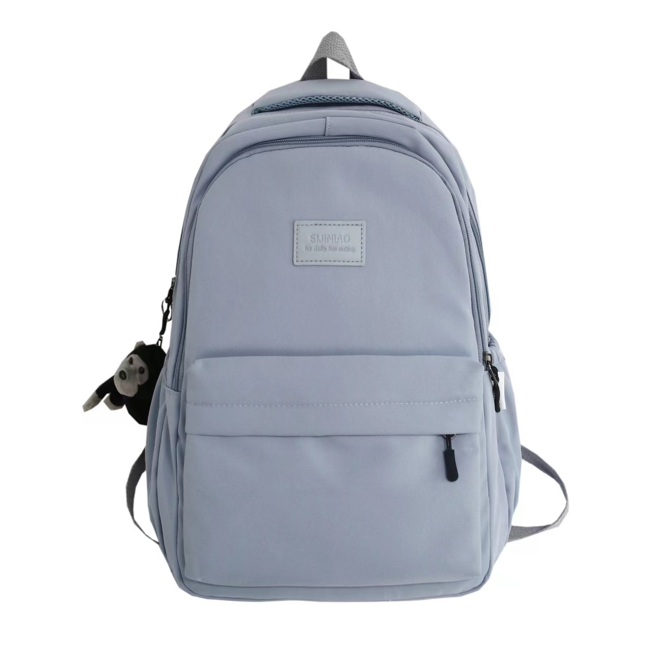 Plain Color Campus Daily Student School Backpack Simple Backpack for Teenagers Plain Color Campus Daily Student School Backpack Simple Backpack for Teenagers