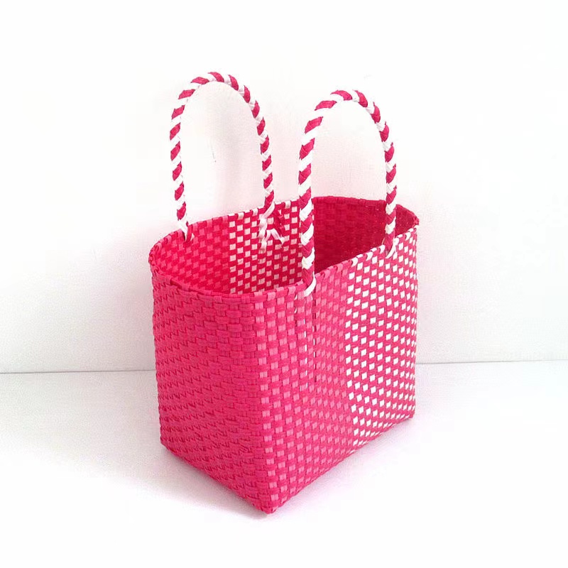 Straw Woven Beach Basket Handbag Straw Woven Beach Basket Handbag