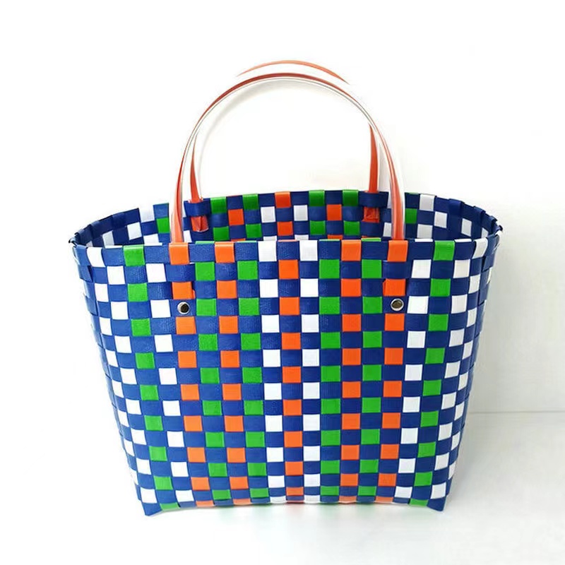 Summer Beach Shopping Vacation Tote Knitted Shoulder Bag Handbag Basket Bag 