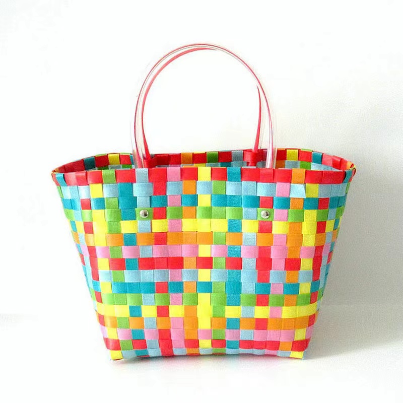 Summer Beach Shopping Vacation Tote Knitted Shoulder Bag Handbag Basket Bag Summer Beach Shopping Vacation Tote Knitted Shoulder Bag Handbag Basket Bag