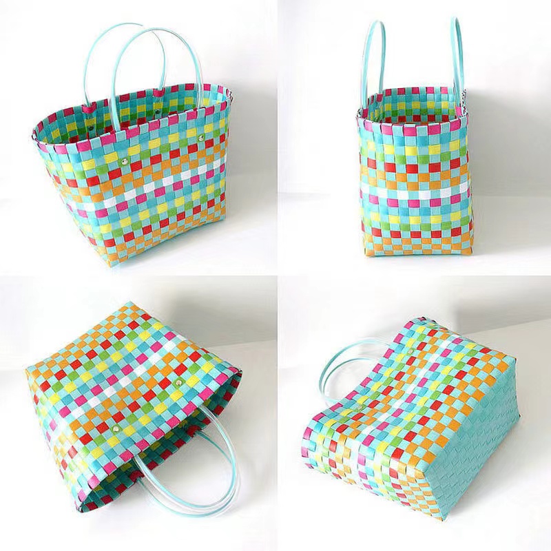 Summer Beach Shopping Vacation Tote Knitted Shoulder Bag Handbag Basket Bag Summer Beach Shopping Vacation Tote Knitted Shoulder Bag Handbag Basket Bag