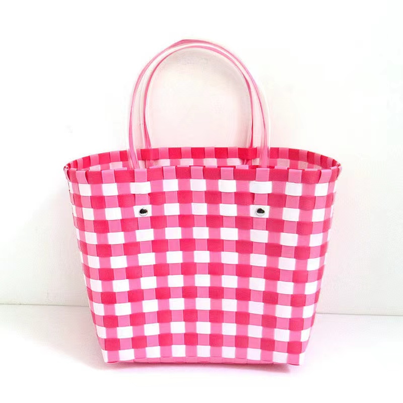 Summer Beach Shopping Vacation Tote Knitted Shoulder Bag Handbag Basket Bag 