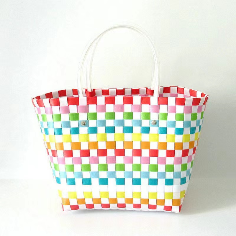 Summer Beach Shopping Vacation Tote Knitted Shoulder Bag Handbag Basket Bag 