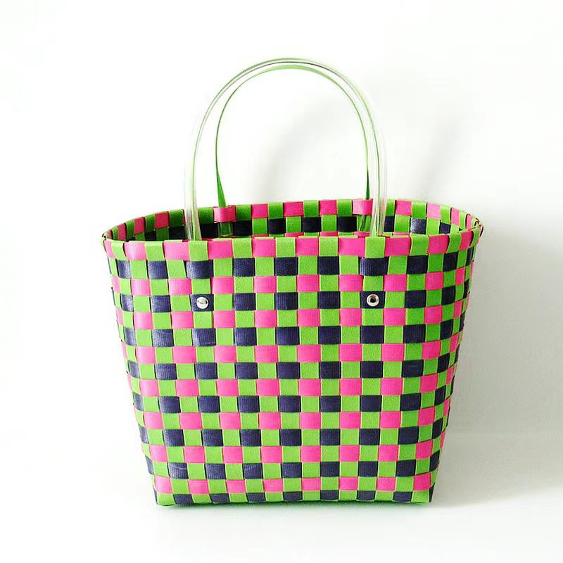 Summer Beach Shopping Vacation Tote Knitted Shoulder Bag Handbag Basket Bag 