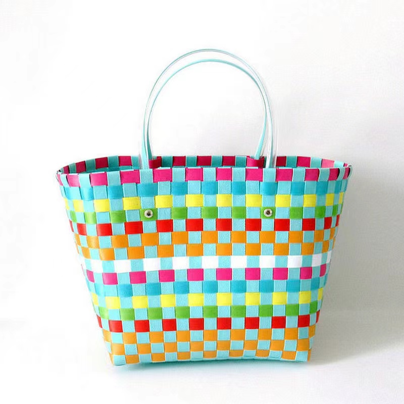 Summer Beach Shopping Vacation Tote Knitted Shoulder Bag Handbag Basket Bag 