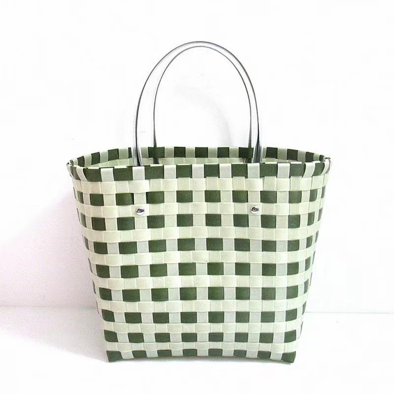 Summer Beach Shopping Vacation Tote Knitted Shoulder Bag Handbag Basket Bag 