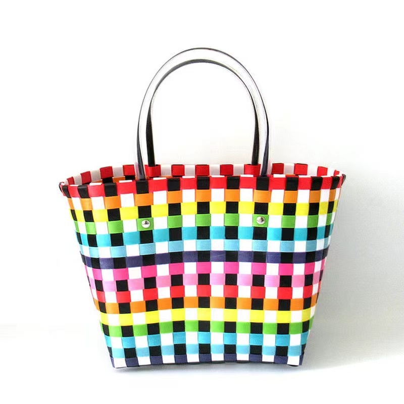 Summer Beach Shopping Vacation Tote Knitted Shoulder Bag Handbag Basket Bag 