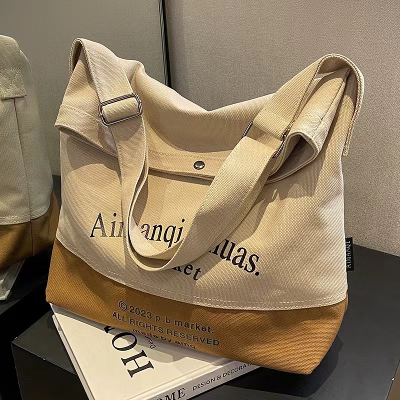 Crossbody Tote Bag Canvas Handbag Crossbody Tote Bag Canvas Handbag