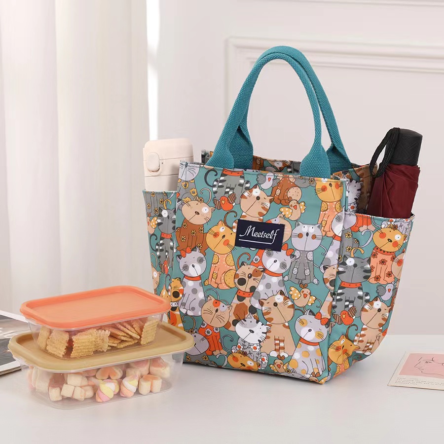 Polyester Cooler Bag with Two Side Slip Pockets Polyester Cooler Bag with Two Side Slip Pockets