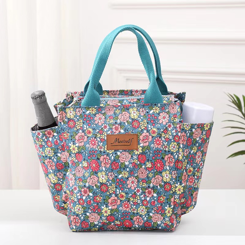 Polyester Cooler Bag with Two Side Slip Pockets Polyester Cooler Bag with Two Side Slip Pockets