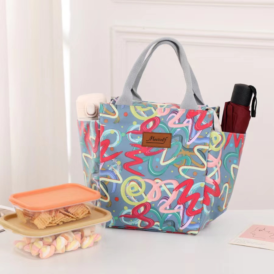 Polyester Cooler Bag with Two Side Slip Pockets Polyester Cooler Bag with Two Side Slip Pockets
