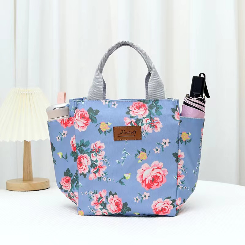 Polyester Cooler Bag with Two Side Slip Pockets