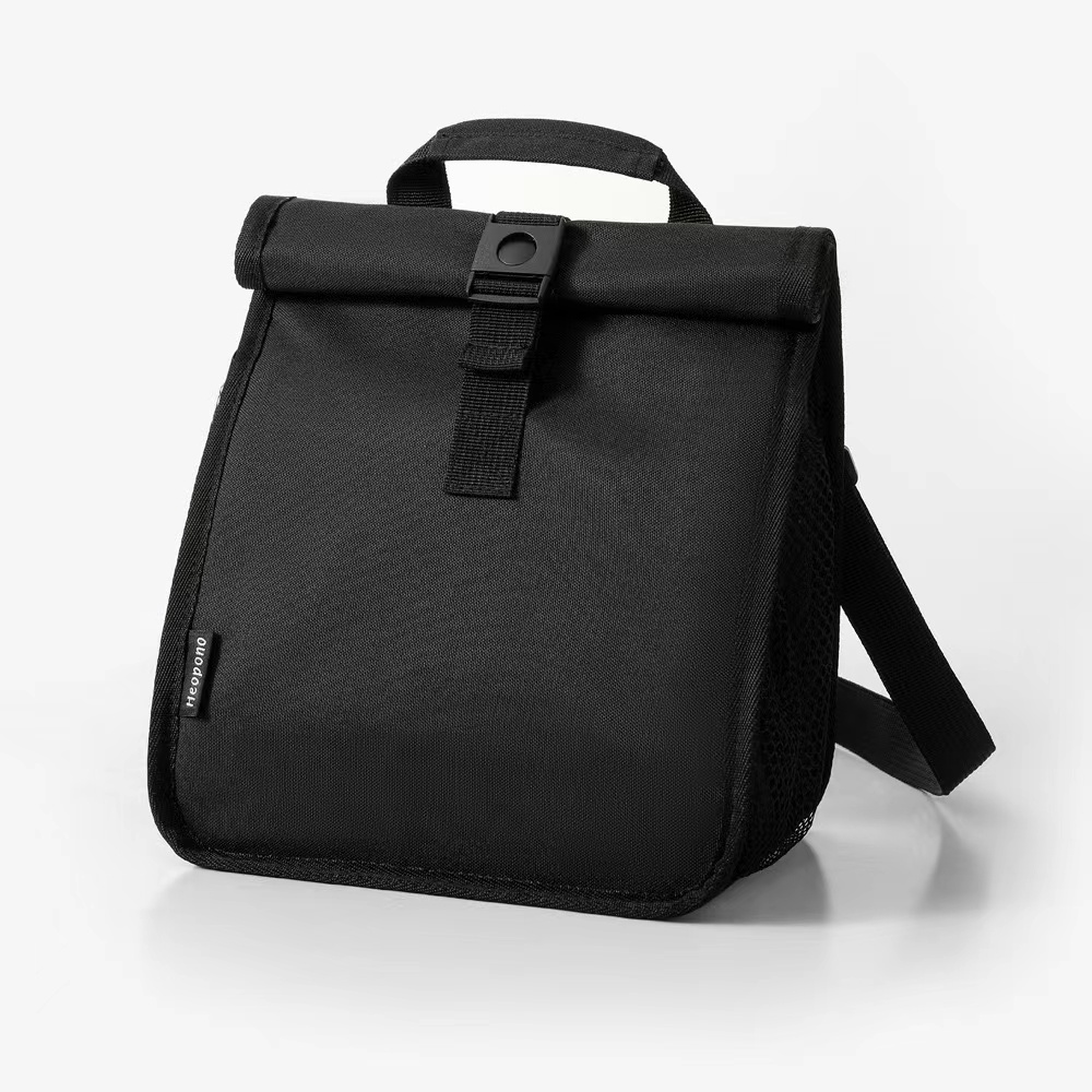 Cooler Bag with Buckle Closure and Side Mesh Pocket Cooler Bag with Buckle Closure and Side Mesh Pocket