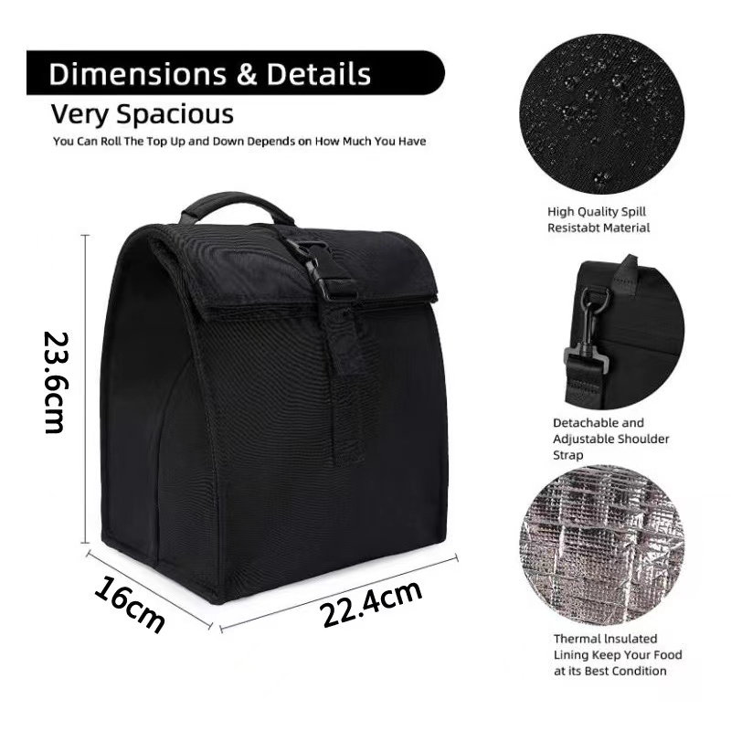 Cooler Bag with Buckle Closure and Side Mesh Pocket Cooler Bag with Buckle Closure and Side Mesh Pocket
