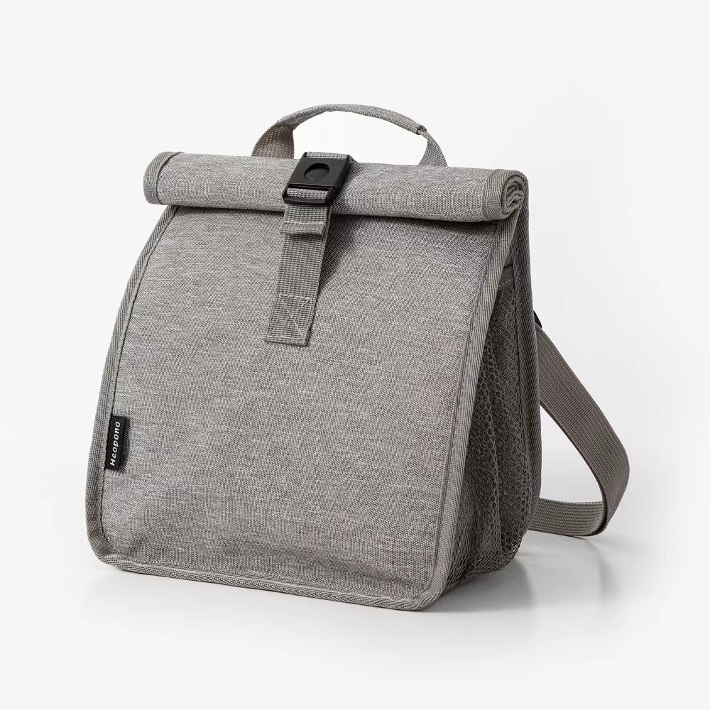 Cooler Bag with Buckle Closure and Side Mesh Pocket
