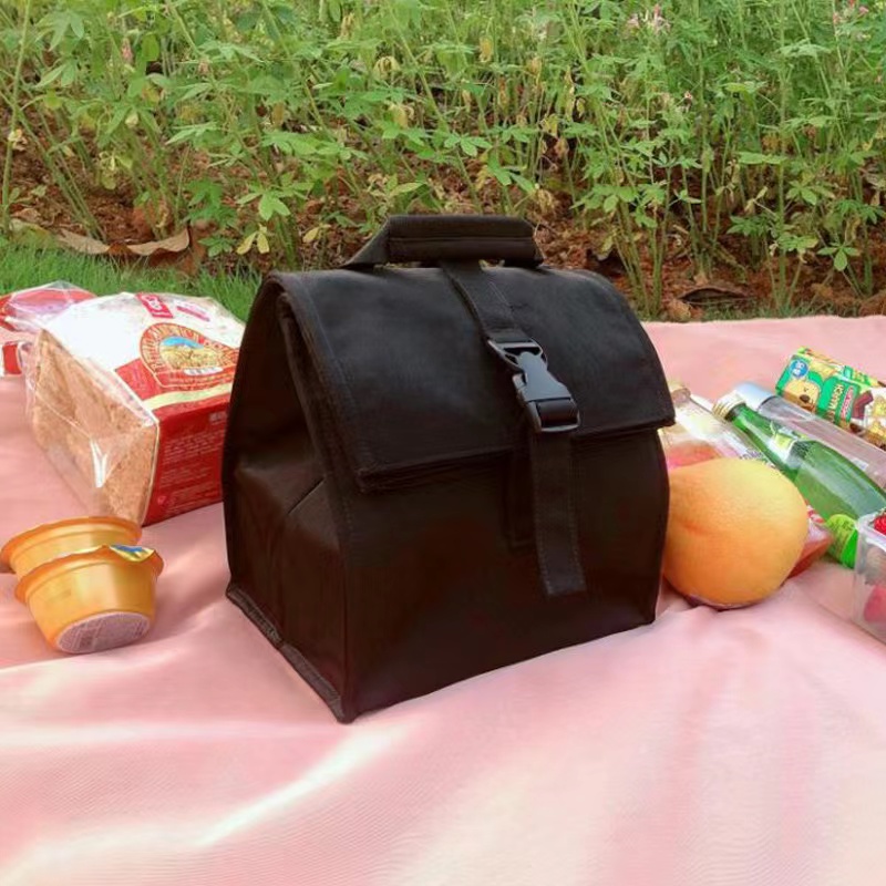 Cooler Bag with Buckle Closure and Side Mesh Pocket