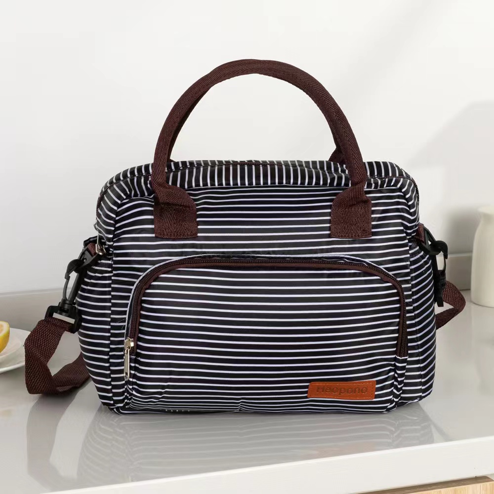 Customized Cooler Bag with Leopard Print Insulated Lunch Bag 