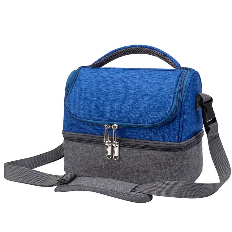 Lunch Bag with Double Layer Insulated Picnic Box 