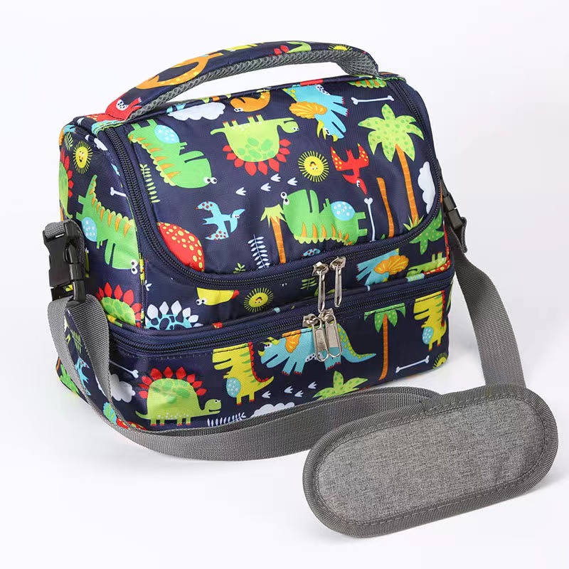 Lunch Bag with Double Layer Insulated Picnic Box 
