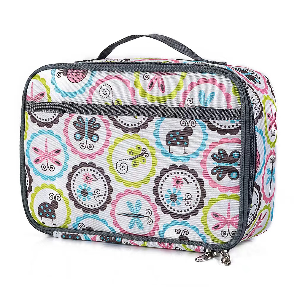 Insulated Cooler Bag with Top Handle Reusable Thermal Lunch Bag 