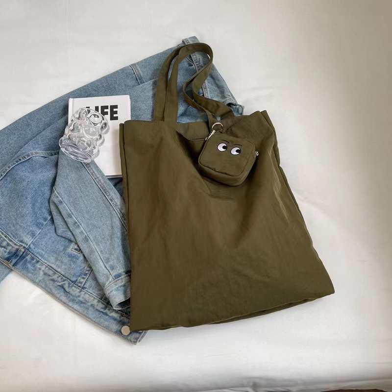 Shopping Tote Bag with Small Purse for Coins Shopping Tote Bag with Small Purse for Coins