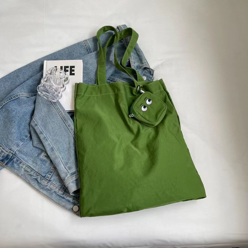 Shopping Tote Bag with Small Purse for Coins Shopping Tote Bag with Small Purse for Coins