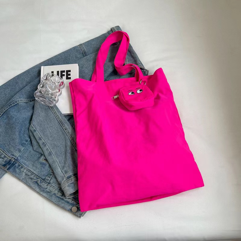 Shopping Tote Bag with Small Purse for Coins