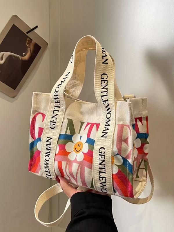 Small Beautiful Tote Bag with Shoulder Strap Small Beautiful Tote Bag with Shoulder Strap