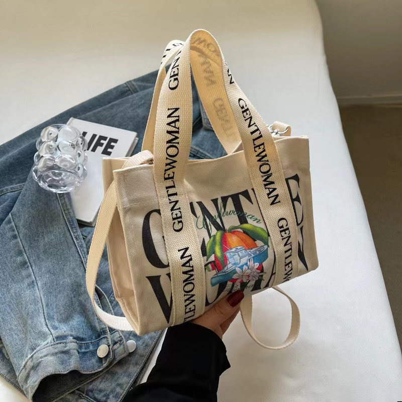 Small Beautiful Tote Bag with Shoulder Strap