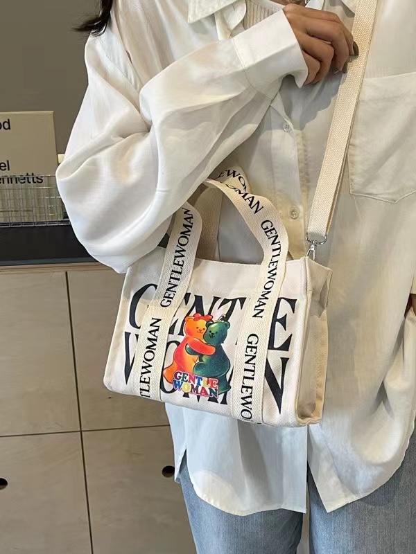 Small Beautiful Tote Bag with Shoulder Strap